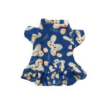 Vestido Polar Conejitos Celeste