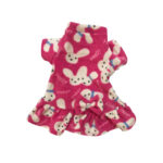 Vestido Polar Conejitos Rosado