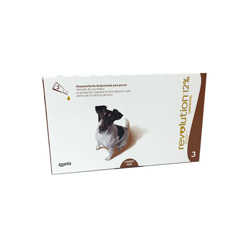 revolution-5.1kg-10kg Revolution Antipulgas 12% X 3 Und X 0.50 ML (5.1 A 10 KG) - Imagen 1