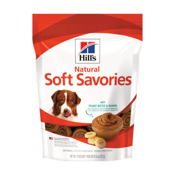 HILLS SCIENCE DIET NATURAL SOFT SAVORIES PEANUT BUTTER & BANANA