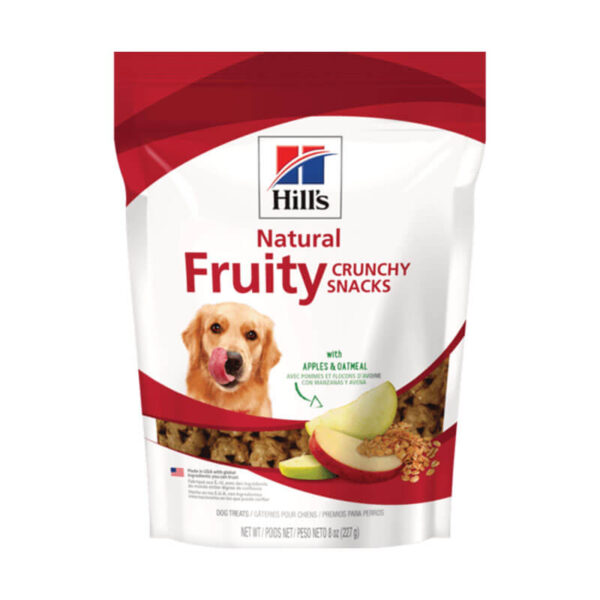 HILLS SCIENCE DIET NATURAL CRUNCHY FRUITY SNACKS APPLES & OATMEAL
