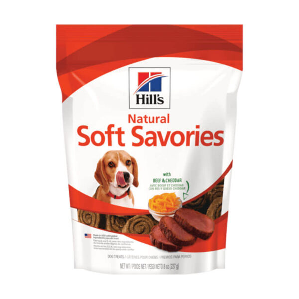HILLS SCIENCE DIET CANINE SOFT SAVORIES BEEF & CHEDDAR