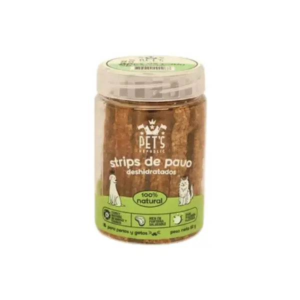 Pet's Republic Frasco de Strips de Pavo