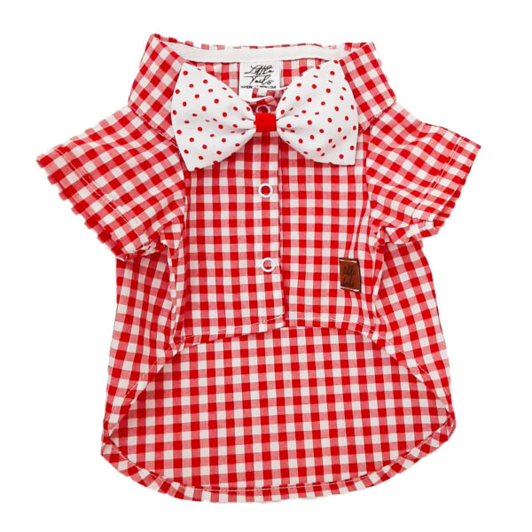 Little Tails Camisa Cuadros Rojos