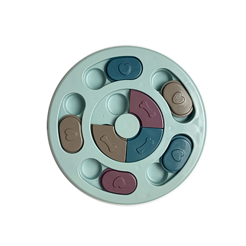 rompecabezacircularceleste Plato Rompecabezas Cognitivo Circular - Imagen 1