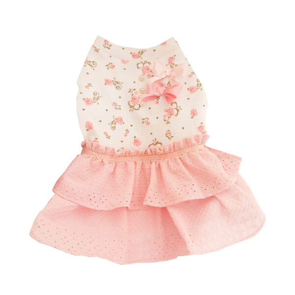 Little Tails Vestido Rosas Broderie