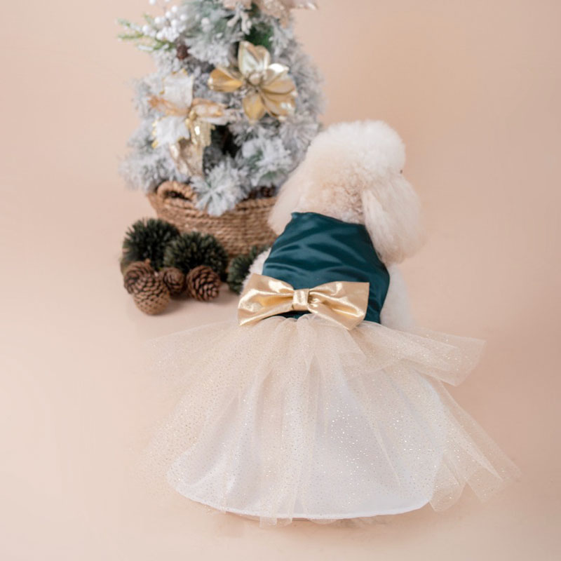 vestidodegalaverde Little Tails Vestido de Gala Verde - Imagen 1