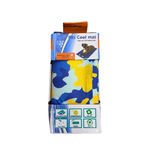 COOL MAT MANTA REFRESCANTE PARA MASCOTA TALLA M azul
