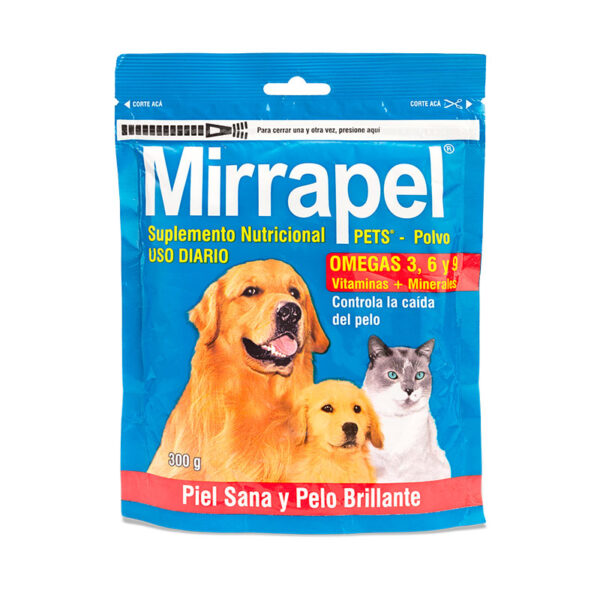 Mirrapel en polvo para Perros y Gatos 300 GR