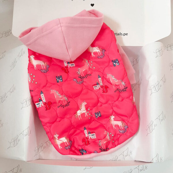 Little Tails Bomber Jacket Fucsia Unicornios
