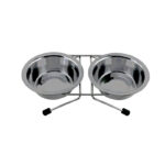 Hartz Plato Doble de Acero Inoxidable - Imagen 2