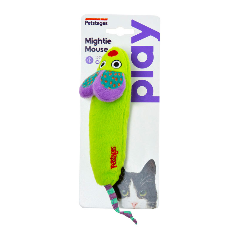 petstagesgreenmouse Petstages Green Magic Mightie Mouse - Imagen 1