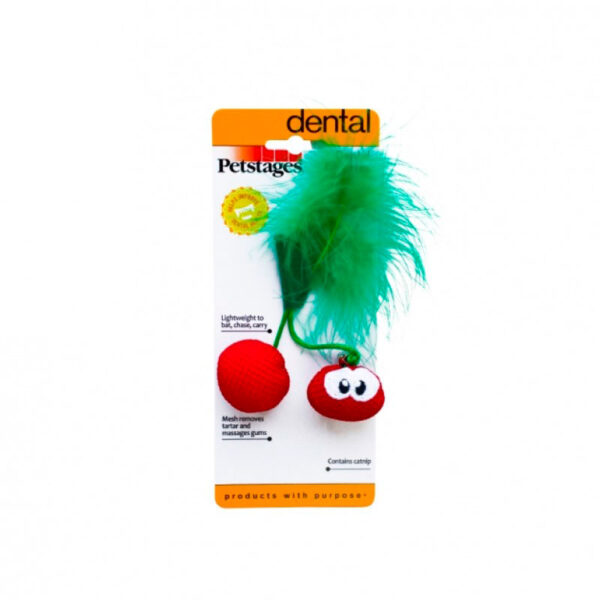 Petstages Dental Cherries Red
