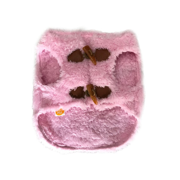Pet & Pet Chaleco Peluche Rosado