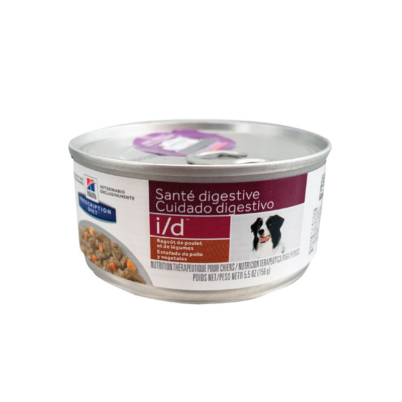hillsid HILL'S PD I/D CUIDADO DIGESTIVO PERRO LATA ESTOFADO 5.5 OZ - Imagen 1