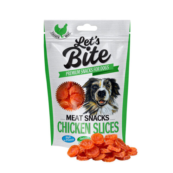 Let's Bite Meat Snacks Chicken Slices 80 GR