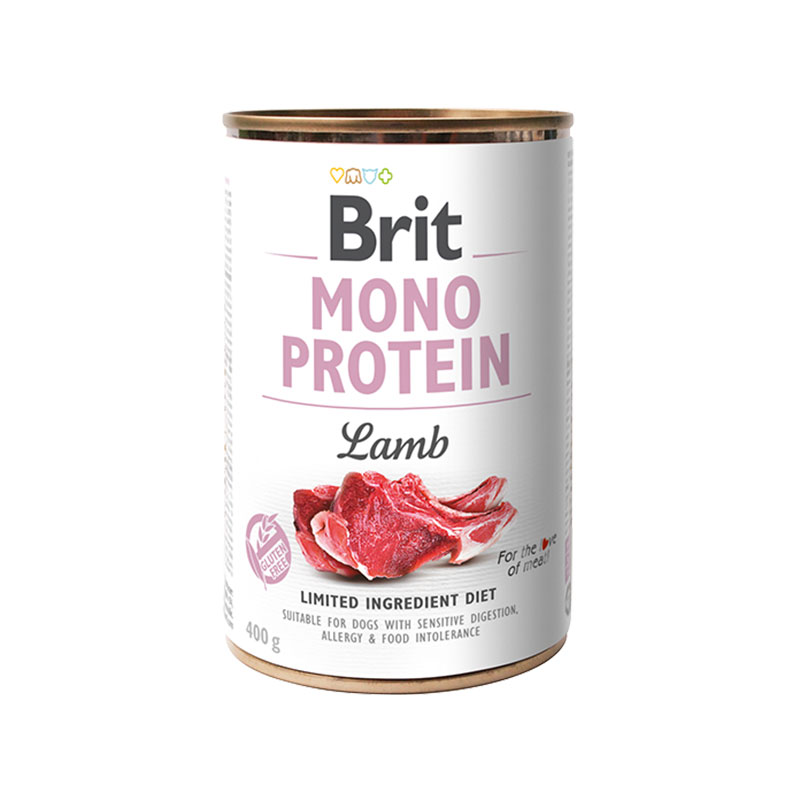 britcaremonoproteincordero Brit Mono Protein Cordero 400 GR - Imagen 1