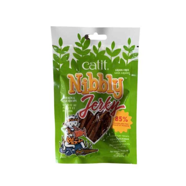 Cat It Nibbly Grills Sabor a Pollo y Pescado 30 G