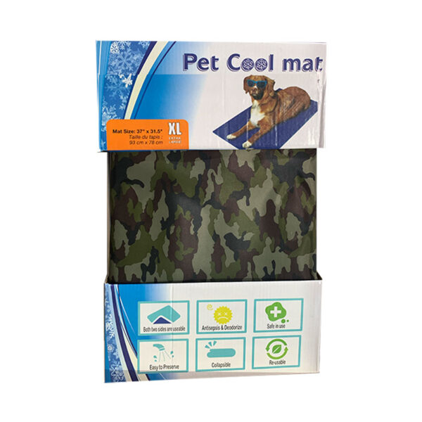 Cool Mat Manta Refrescante Para Mascota Talla XL Camuflado