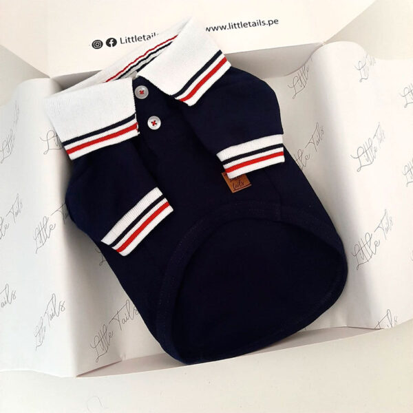 Little Tails Polo Pique Azul