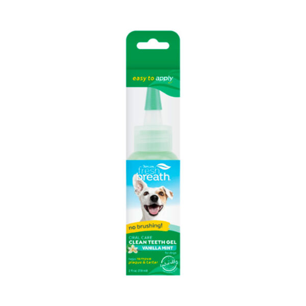 TropiClean Gel Dental para Perros con Sabor a Vainilla y Menta 59 ML