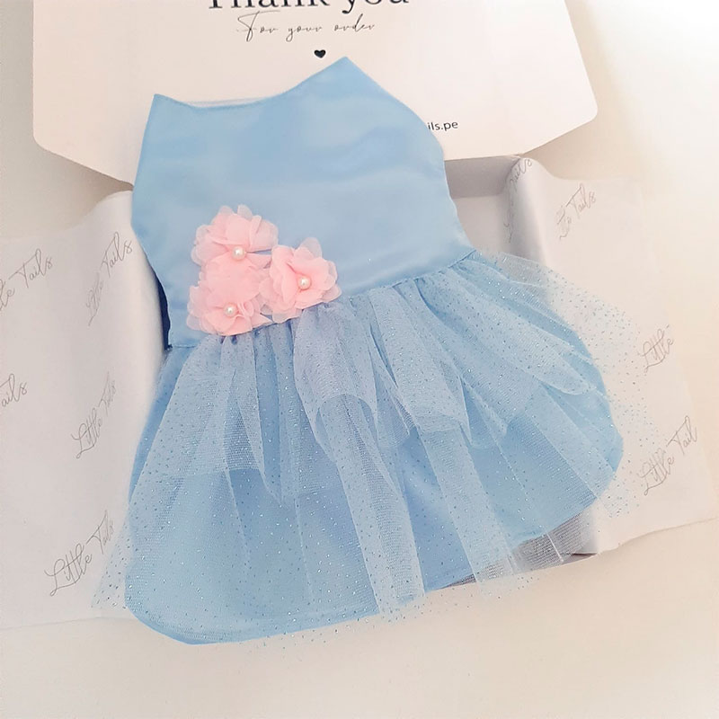 little-tails-vestido-sweet-celeste Little Tails Vestido Sweet Celeste - Imagen 1