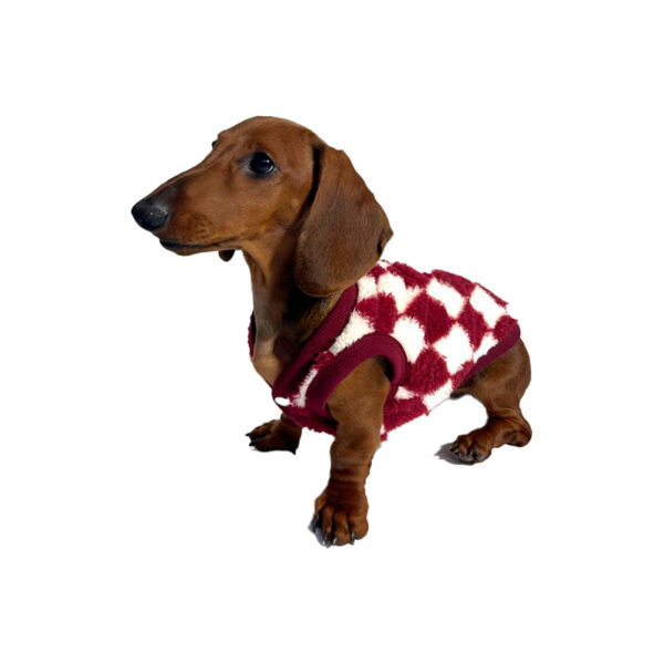 Blue Stars Chess Vest Guinda