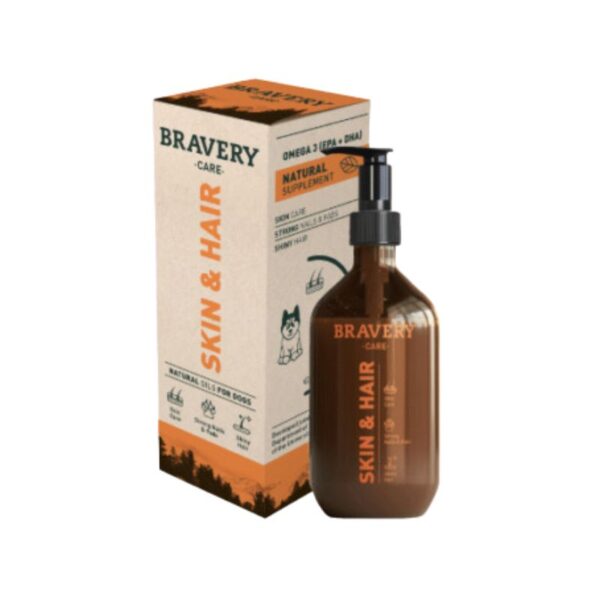Bravery Care Natural Oil para Perros Skin & Hair 500 ML