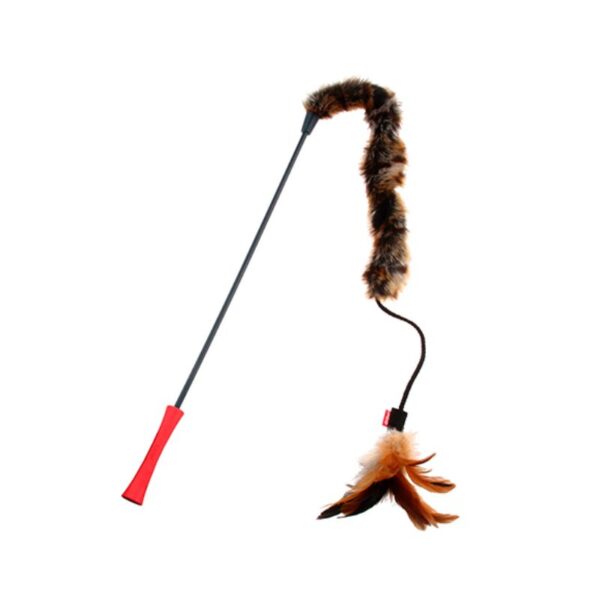 GiGwi Feather Teaser Varilla Cola de Felpa