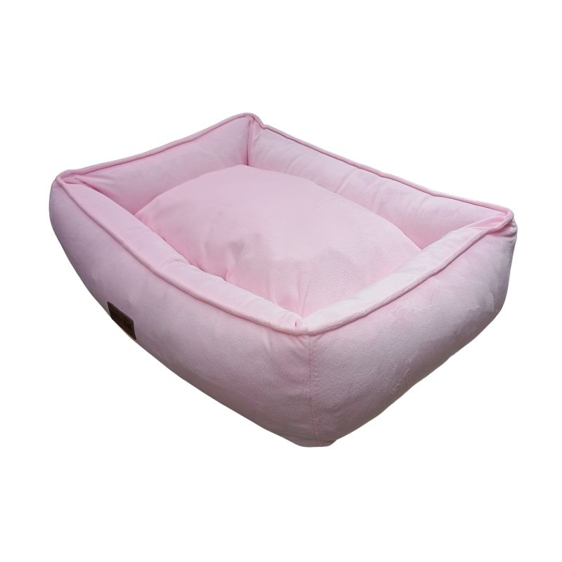 CANICAT CAMA ROYAL ATERCIOPELADA ROSADO BEBÉ 1 CANICAT CAMA ROYAL ATERCIOPELADA