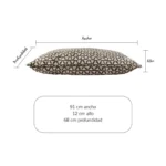 FRINGE CAMA ODETTE OLIVE LARGE PILLOW