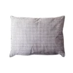 FRINGE CAMA PAINTED GINGHAM LARGE PILLOW