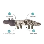 FRINGE JUGUETE CANVAS SQUEAKER CROC MY WORLD