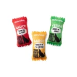 WAGSDALE PELUCHE FOOD JUNKIE HOWLING HOT SAUCE SET