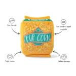 WAGSDALE PELUCHE FOOD JUNKIE PUP CORN MICROWAVE BAG