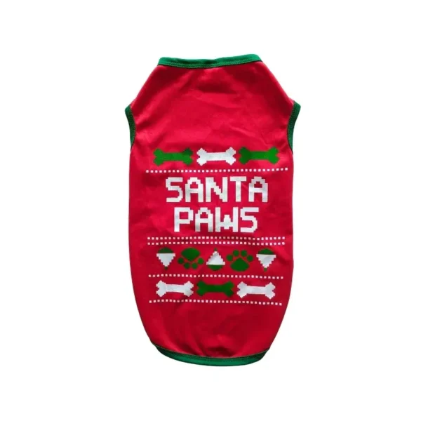 Polo de Algodón Santa Paws