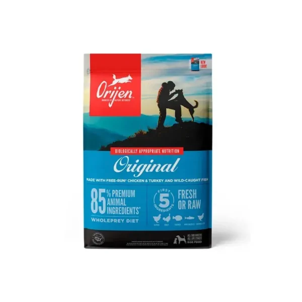 Orijen Puppy and Adult Dog Original de Pollo y Pavo de Corral y Pescado Silvestre 2kg versión 4