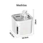 Fuente de Agua Para Gato Cuadrado 2.2 L