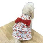 Little Tails Vestido Corduroy Floreado