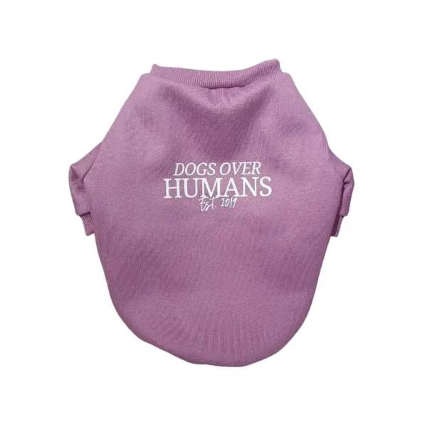 Polera Dogs Over Humans Malva