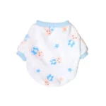 Polo De Felpa Teddy Celeste