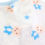 Polo De Felpa Teddy Celeste