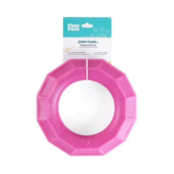ZIPPYPAWS ZIPPYTUFF+ MAGENTA RING