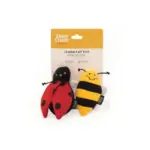 ZippyClaws 2-Pack LadyBug and Bee