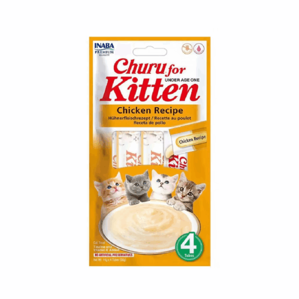 Churu For Kitten Chicken Recipe X 4 Unid