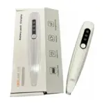 Cordless hair trimmer with battery pack charging box and detachable charging wand (charging accessory)