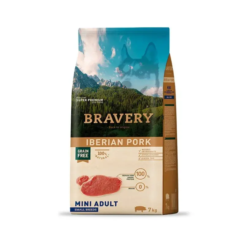 BRAVERY IBERIAN PORK MINI ADULT SMALL BREEDS BRAVERY-IBERIAN-PORK-MINI-ADULT-SMALL-BREEDS