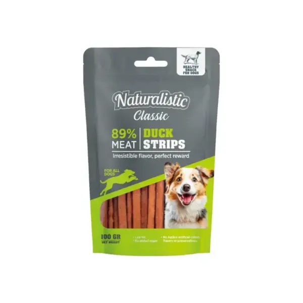 Naturalistic Classic Snack Duck Strips 100 G
