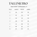 Little Tails guia de tallas vestidos