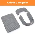 Juego de Almohada y Edredón para Coche de Mascota 2